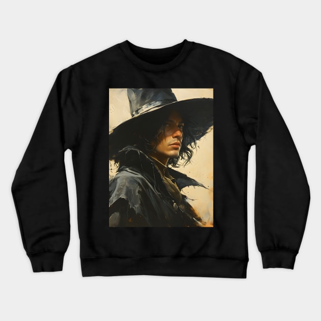 Bloodlust Chronicles: Immortal Bounty Hunts, Gothic Vampire Saga, and Supernatural Adventure in Anime-Manga Art Crewneck Sweatshirt by insaneLEDP